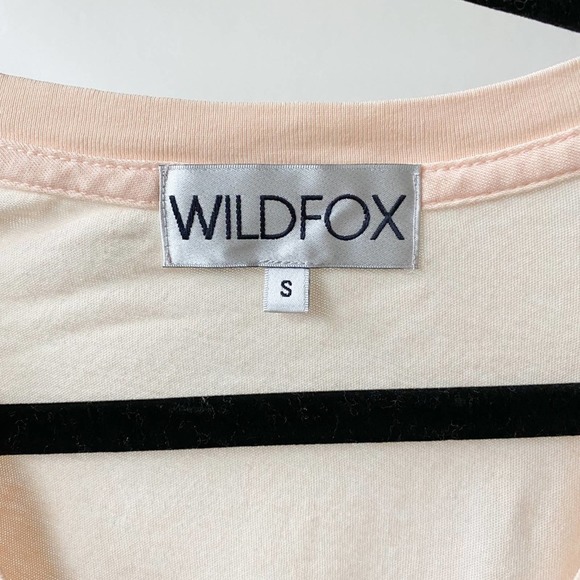 WILDFOX Women's Dionne Clean White "I (ice cream cone) You" Sweet Love Tee sz S - Picture 10 of 11